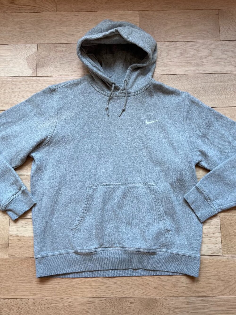 Nike Sportswear Club Pullover Fleece Hoodie Grey Men's XL